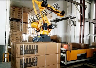 長箱自動碼垛機具有機實用性強、應用范圍廣的特點