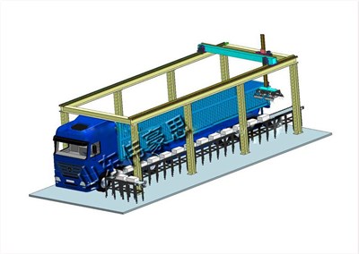 煤灰無(wú)人裝車機(jī)器人工作原理