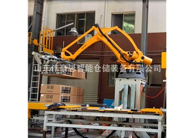 紙箱碼垛機(jī)械手工作流程 長箱全自動(dòng)碼垛設(shè)備視頻