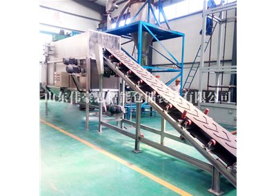 20KG化學(xué)原料密封式拆包機(jī) 自動化拆袋設(shè)備工作現(xiàn)場 