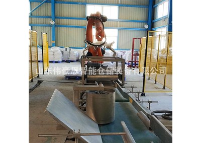 谷糠智能搬運碼垛系統(tǒng) 機(jī)械手碼垛機(jī)客戶現(xiàn)場