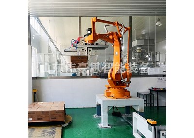 箱裝棉簽全自動碼垛機 紙箱機械手碼垛設備