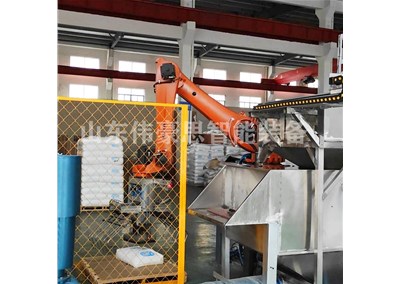 稻殼粉機械手拆垛機 全自動拆包生產線
