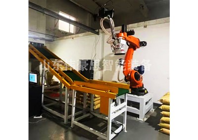 樹脂粉自動拆垛機 機械手拆垛機視頻