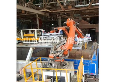 袋裝白炭黑裝車機械手 全自動裝車機作業現場