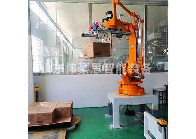 周轉箱全自動碼垛機 箱料機械手碼垛設備