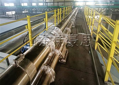 粉碳管鏈式輸送機 管鏈輸送設備客戶現場