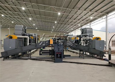 山東廢袋打包機生產廠家 廢袋自動打包機現場