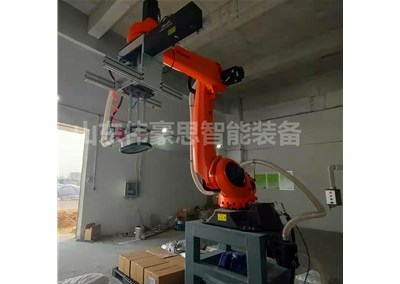 稀土粉自動拆垛拆包線 拆垛機器人作業現場