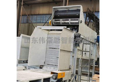 石灰石粉翻垛式拆袋機 全自動拆包卸料機展示