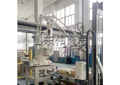 四聚乙醛機器人碼垛機 紙袋全自動碼垛設備