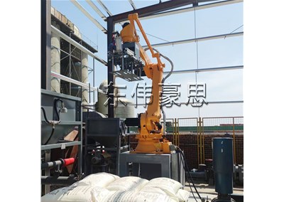 碳酸鈣粉自動拆包設備 全自動破袋卸料機械手