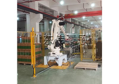 紙箱全自動碼垛機 自動碼垛機械手實拍