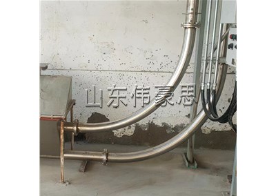 橡膠粉管鏈式輸送機 粉體管鏈式輸送機現場