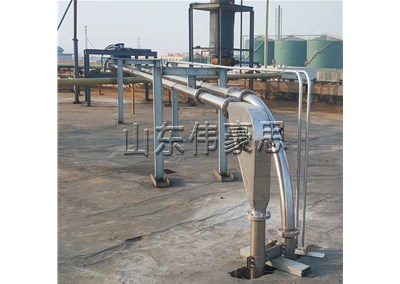 西安管鏈輸送機定制 氯化銨管鏈式輸送機