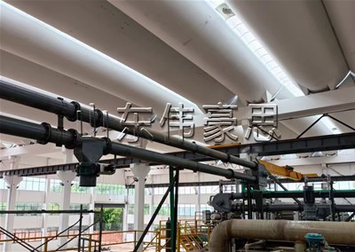橡膠粉管鏈式輸送機 管鏈輸送系統定制