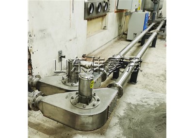 白炭黑管鏈式輸送機 管鏈輸送系統方案