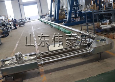 聚丙烯粉管鏈輸送機 管鏈式輸送系統方案